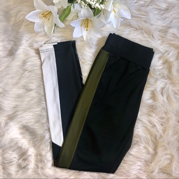 Pants - Athletic Color Block Leggings